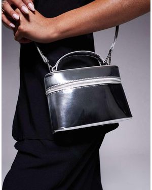 ASOS Vanity Box Bag With Detachable Cross Body Strap - Black