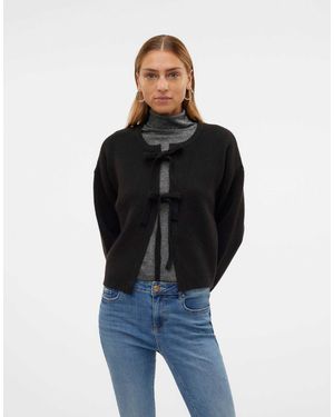 Vero Moda – strickjacke - Schwarz