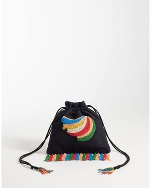 Never Fully Dressed Banana Pouch Bag - Black