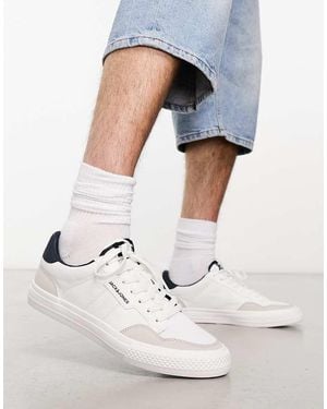 Jack & Jones Canvas Trainer With Contrast Panels - Blue
