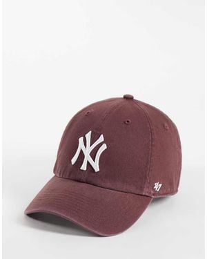 '47 Ny Yankees Clean Up Cap - Purple