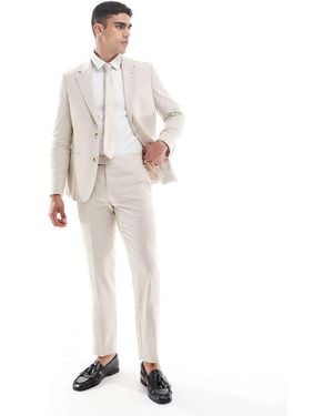 River Island Skinny Suit Trousers - White