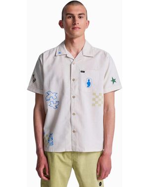 RVCA – antonia figueiredo elements – kurzärmliges hemd - Weiß
