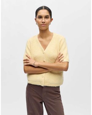 Object Knitted Cardigan - Natural