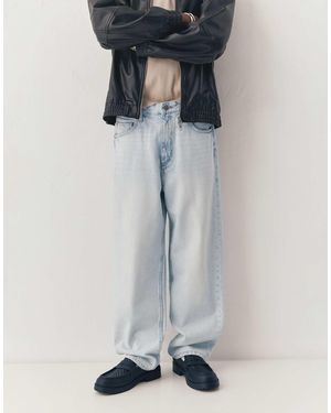Pull&Bear Jean baggy - pâle - Bleu