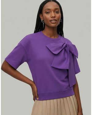 HYPEDROP – kurzärmliges sweatshirt - Lila
