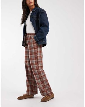 Daisy Street Pull On Drawstring Trouser - Blue