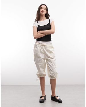 Collusion Cargo Jort - White