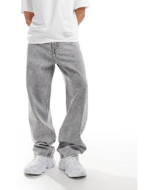 Weekday Galaxy Loose Fit Baggy Jeans - Gray