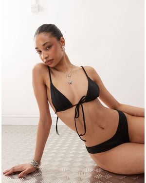 Weekday – mix & match – triangel-bikinioberteil - Natur