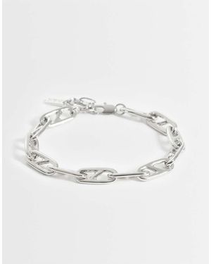 ASOS Geometric Link Chain Bracelet - Natural