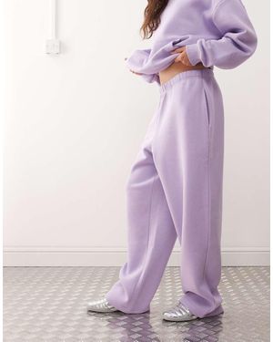 Collusion Heavyweight Wide Leg joggers - Pink