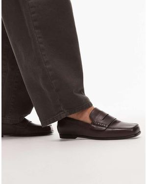 Bronx Colb-Y Square Toe Penny Loafer - Brown