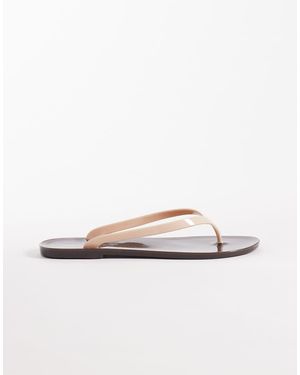 ASOS Foxton Jelly Flip Flops - White
