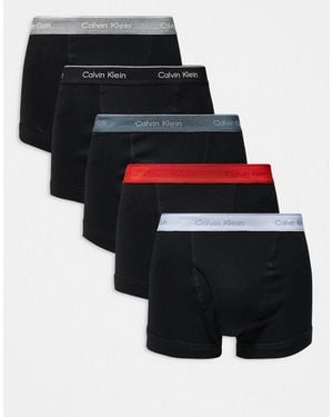 Calvin Klein Cotton Classics 5 Pack Boxer Briefs - Black
