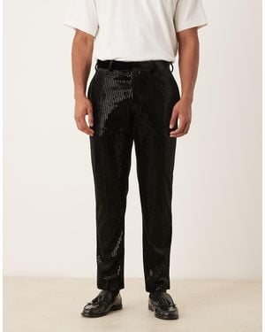 ASOS Slim Suit Trouser - Black