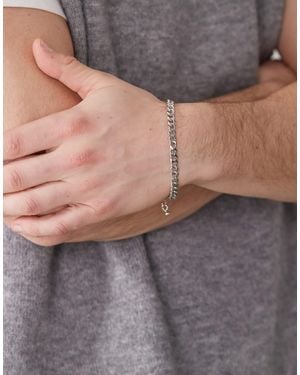 FADED FUTURE Curb Chain Bracelet - Grey