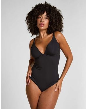 Hunkemöller Glatter ungepolsterter body - Schwarz