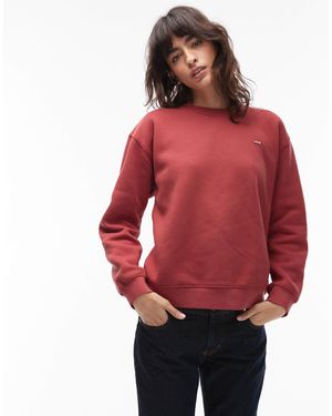 Levi's Everyday - sweat avec petit logo - foncé - Rouge