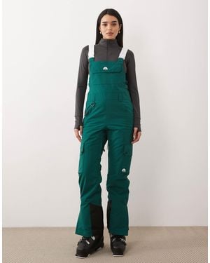 OOSC Yeh girl - salopette avec plastron - forêt - Vert