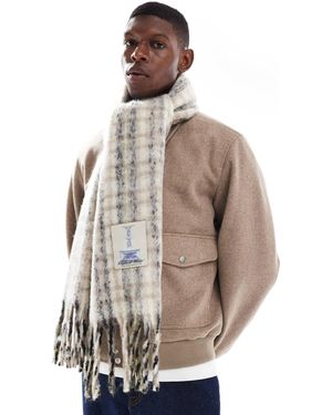 Jack & Jones Écharpe épaisse à carreaux - antique - Blanc