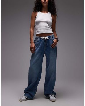 TOPSHOP Denim Lightweight jogger Jean - Blue