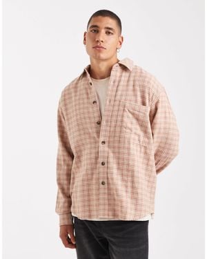 Only & Sons Chemise ample à carreaux - crème et citrouille - Neutre