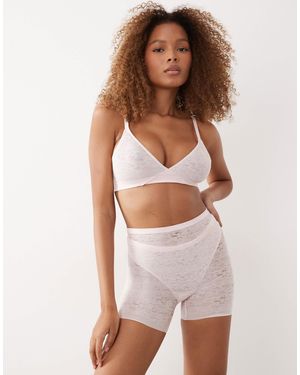 Spanx Day to date night - short invisible anti-irritations ultra-lisse en dentelle - Marron