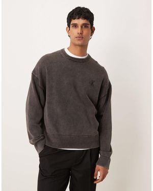 Calvin Klein Crew Neck Jumper - Grey