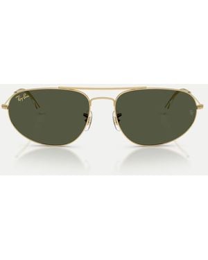 Ray-Ban Irregular Sunglasses With Lens - Green