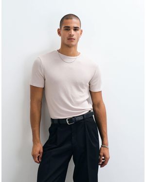 ASOS Schweres slim-fit-t-shirt - Weiß
