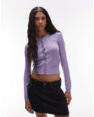 Tommy Hilfiger Gilet ras - Violet