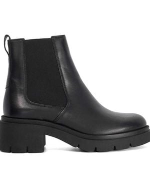 Dune Padelle Ankle Boots - Black