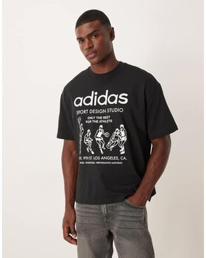 adidas Originals Basketball Graphic T-Shirt - Black