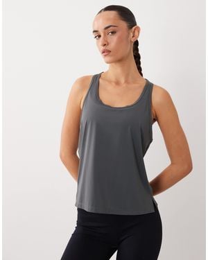 4505 Nylon Performance Mesh Quick Dry Running Vest - Gray
