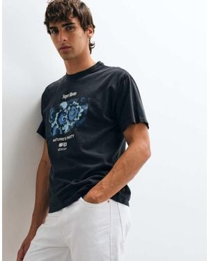 Levi's Camiseta Gráfica Vintage En Negro - Azul