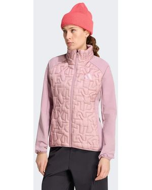 adidas Originals Terrex Xperior Primaloft Loose Fill Hybrid Jacket - Pink