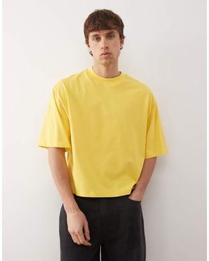 Collusion Boxy Oversized T-shirt - Yellow