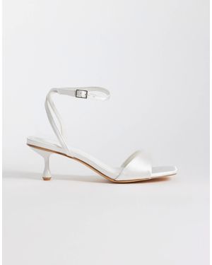 Glamorous Sandalen mit kitten-heel - Weiß