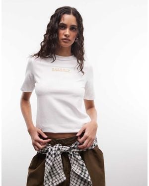 Barbour Nova Short Sleeve Logo T-shirt - White
