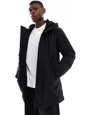 Only & Sons Hooded Waterproof Parka - Black