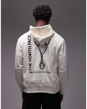 The North Face Explore Gear Unisex Relaxed Logo Hoodie - Grey
