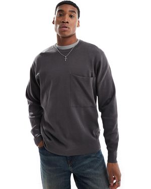 Only & Sons – langärmliger strickpullover - Grau