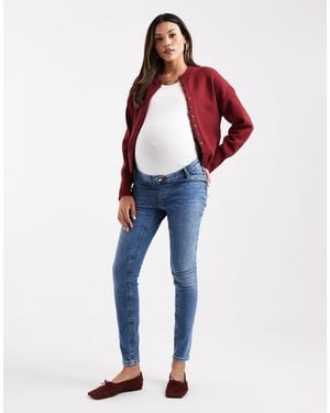 ASOS Asos Design Maternity Ultimate Skinny Jeans - Blue