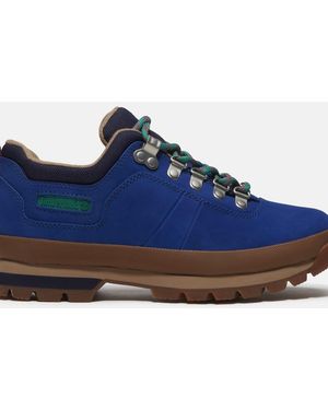 Timberland Lage Veterschoen Van Felblauwe Nubuck