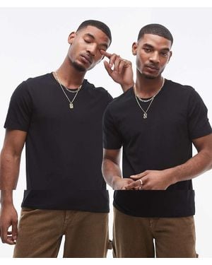 AllSaints 2-pack T-shirts - Black