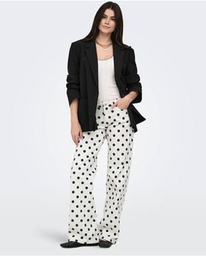 ONLY Wide-Leg Jeans - White