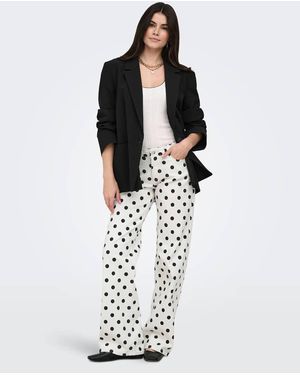 ONLY Jeans Met Wijde Pijpen - Wit