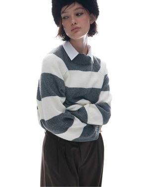 Stradivarius Basic Knit Jumper - Grey