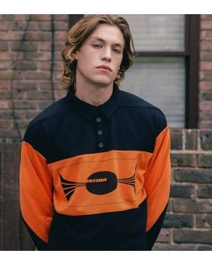 Labelrail X Notion Long Sleeve Polo Shirt - Grey